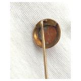 Antique 10K Gold Stick Pin (Stamped 10K on Stem) (1.2 grams total weight)