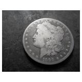 1890 CC Morgan Silver Dollar