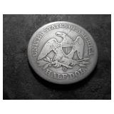 1848 O Seated LIberty Half Dollar