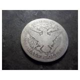 1909 O Barber Half Dollar