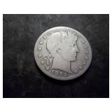 1914 S Barber Half Dollar