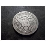 1913 S Barber Half Dollar