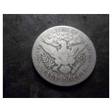 1906 O Barber Half Dollar