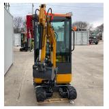 2024 AGT Enclosed Mini Excavator with Air Conditioning (QK18RXS-C)