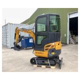 2024 Mini Excavator with Air Conditioning (QK18RXS-C)