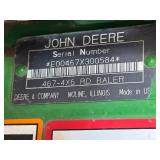 467 John Deere Baler Mega Wide and Cover Edge Monitor