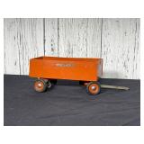 Vintage Allis Chalmers WD45 Tractor & Dump Wagon 1/16