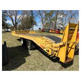 2017 24 ft Equipment Pintle Hitch Trailer