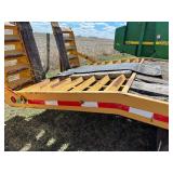 2017 24 ft Equipment Pintle Hitch Trailer