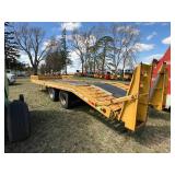 2017 24 ft Equipment Pintle Hitch Trailer