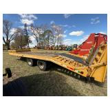 2017 24 ft Equipment Pintle Hitch Trailer