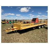 2017 24 ft Equipment Pintle Hitch Trailer