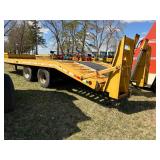 2017 24 ft Equipment Pintle Hitch Trailer