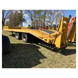 2017 24 ft Equipment Pintle Hitch Trailer