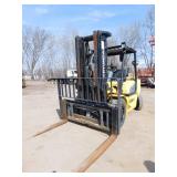 2013 Hyundai 45DS-7E Diesel Forklift with 4th Valve Hydraulics