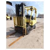 2014 Hyster H50FT  LP Forklift with Side Shift and Fork Positioner