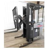2012 Nissan 36 Volt Standup Reach Forklift with Battery