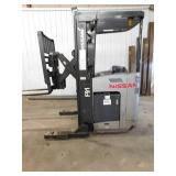 2012 Nissan 36 Volt Standup Reach Forklift with Battery