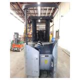 2012 Nissan 36 Volt Standup Reach Forklift with Battery