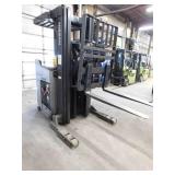 2012 Nissan 36 Volt Standup Reach Forklift with Battery
