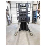 2012 Nissan 36 Volt Standup Reach Forklift with Battery