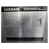 2012 Nissan 36 Volt Standup Reach Forklift with Battery