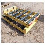 2 -  MTC Forklift Battery Roller Stations with Adjustable Legs