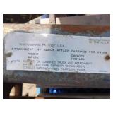 Ingersoll Rand 48" Wide Carriage off Telehandler