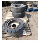 8 -  Misc. Forklift Tires