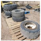 8 -  Misc. Forklift Tires