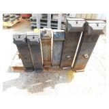 3 Sets of Forklift Forks
