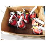Misc. Lot of Fire Extinguishers, Safety Harness and Black & Decker 3/8 Corded Drill
