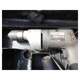 Misc. Lot of Fire Extinguishers, Safety Harness and Black & Decker 3/8 Corded Drill