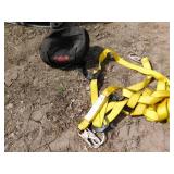 Misc. Lot of Fire Extinguishers, Safety Harness and Black & Decker 3/8 Corded Drill