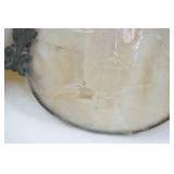 Vintage Hanging glass lamp. 19" diameter