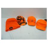 Hunting orange hats
