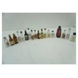 Vintage mini liquor bottles