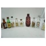 Vintage mini liquor bottles