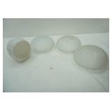 Vintage Frosted Ceiling Lamp Shades