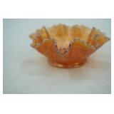 Vintage Dugan Carnival Glass bowl