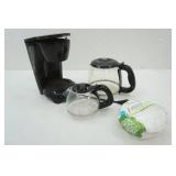 Mr. Coffee 4 cup  coffee pot & filters