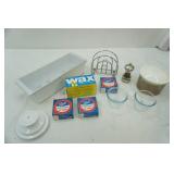 Canning rubbers, wax, & more