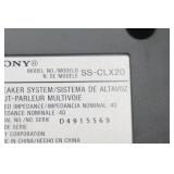 Vintage Zenith Solid State AM/FM/Record player & 2 Sony Speakers