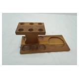 Walnut Six Pipe Rack