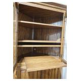 80" Tall Corner Hutch
