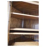 80" Tall Corner Hutch