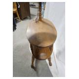 Vintage Side table with light