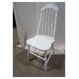 Vintage white wooden chair