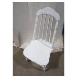 Vintage white wooden chair