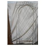 White Iron Trellis